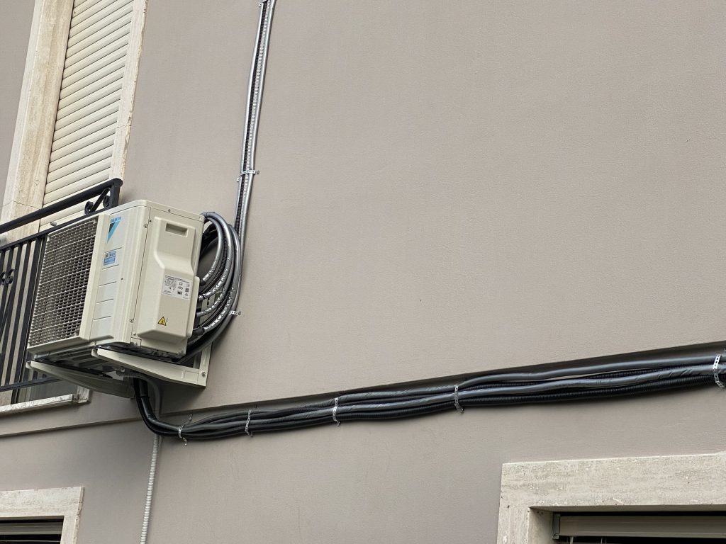 Impianto predisposizione per cappotto